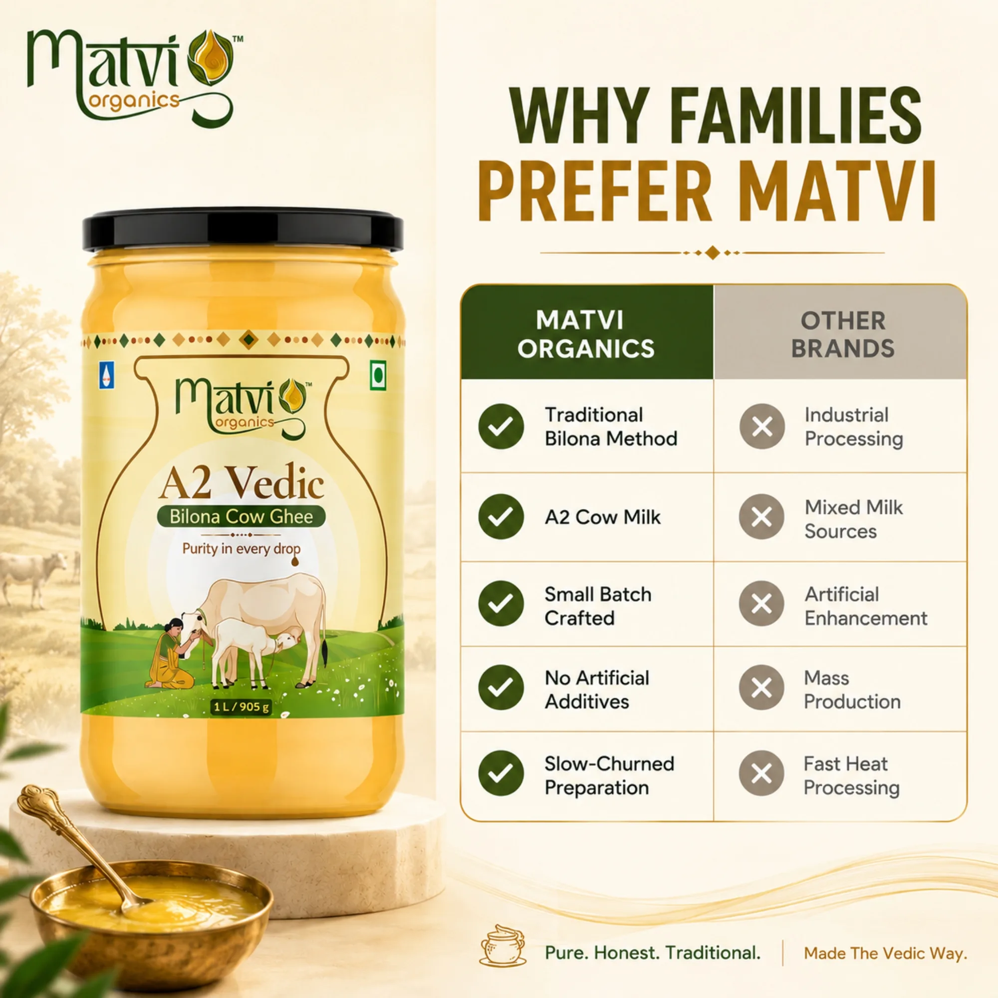 A2/traditional vedic Cow Ghee - Image 5