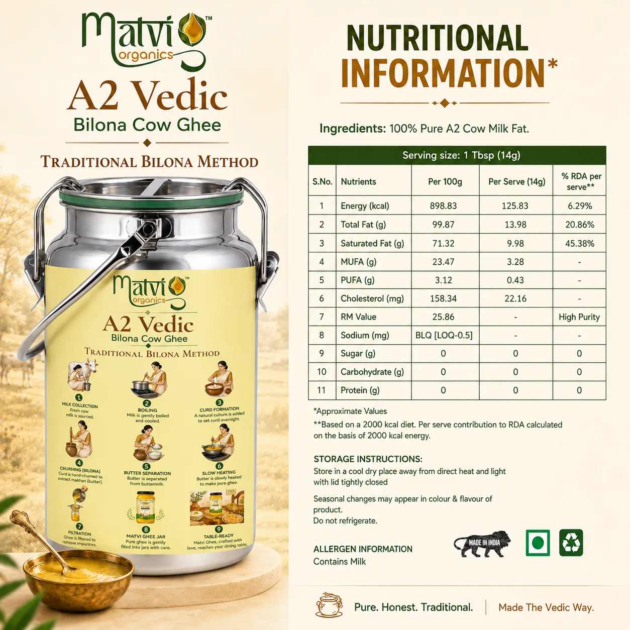 A2/traditional vedic Cow Ghee - Image 7