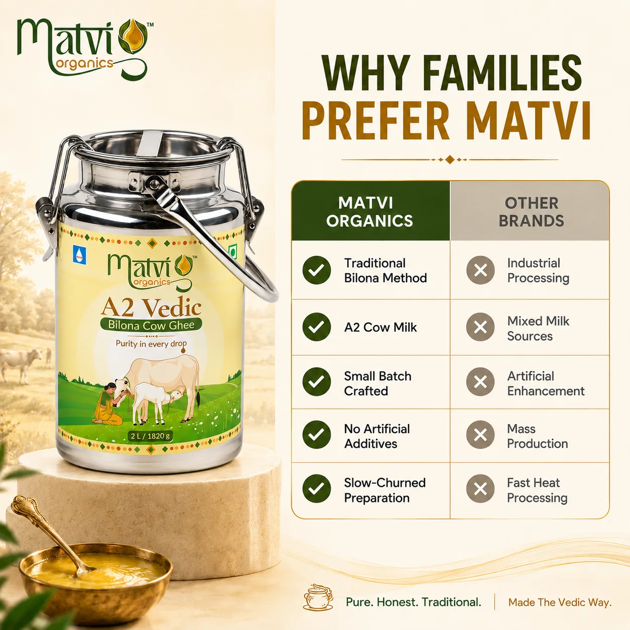 A2/traditional vedic Cow Ghee - Image 5