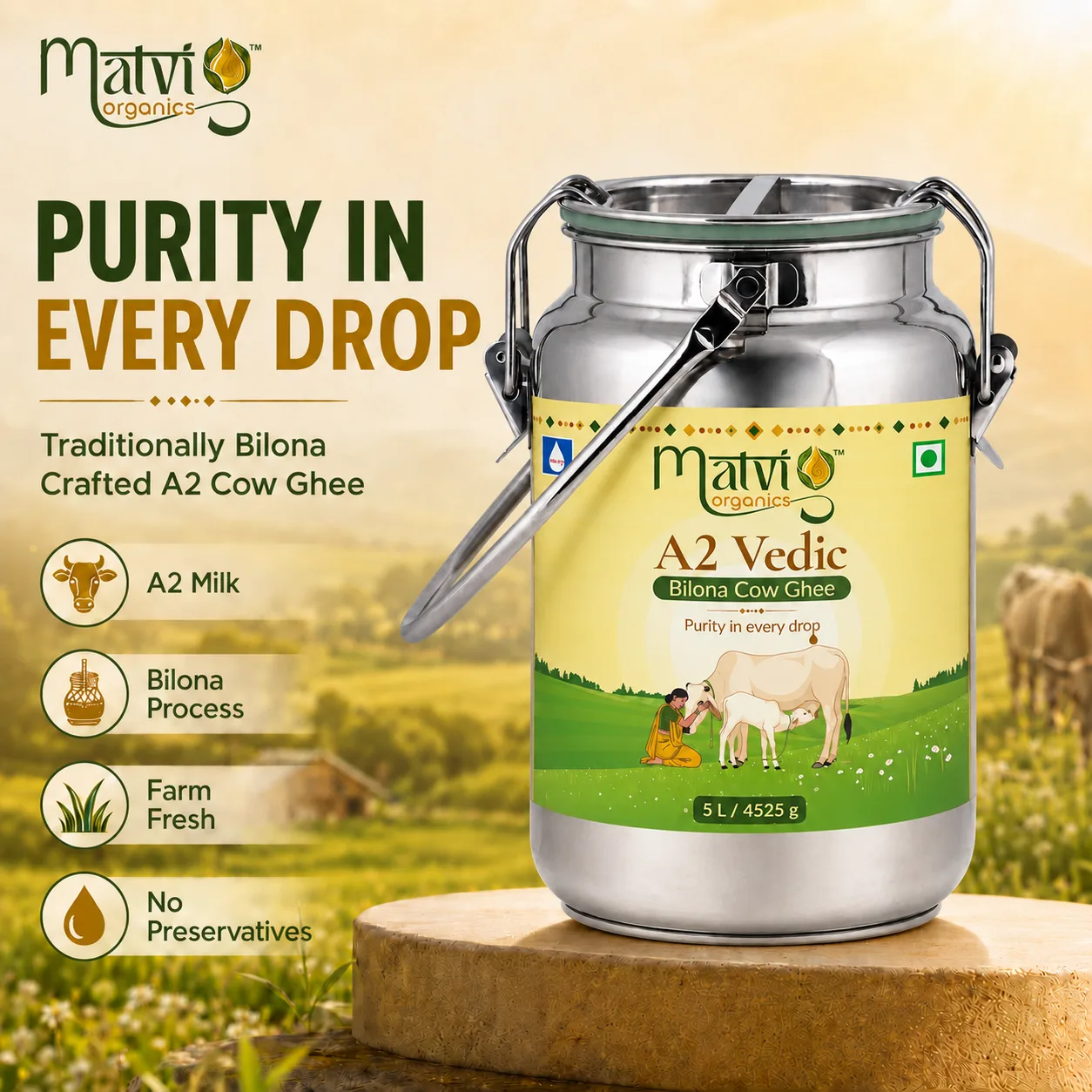 A2/traditional vedic Cow Ghee - Image 3